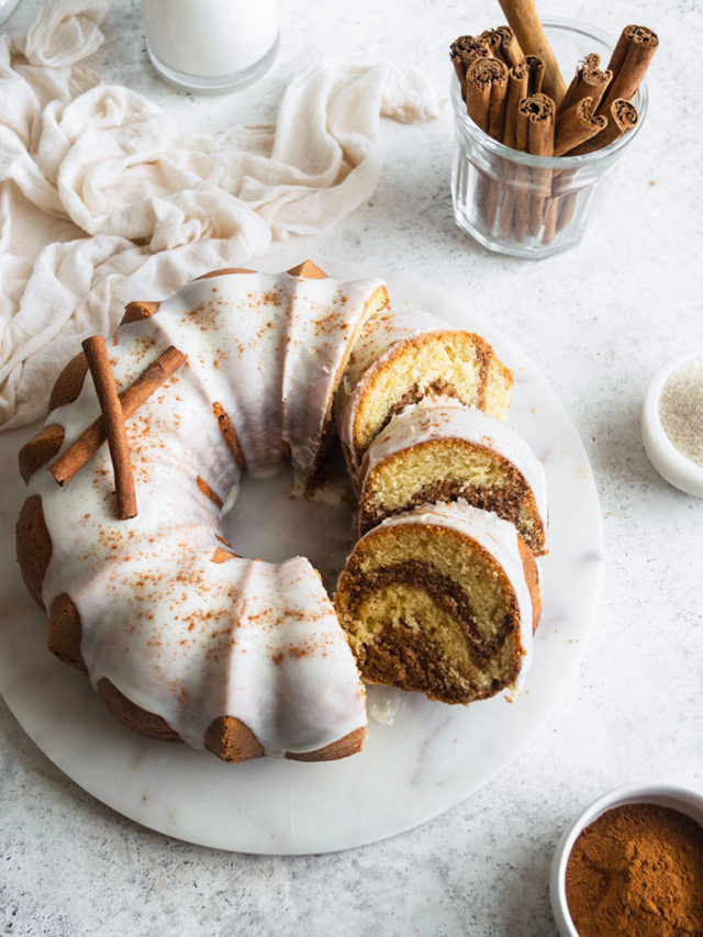 Cinnamon Roll Style Bundt Cake Recipe - Nothing Bundt Cake Style!