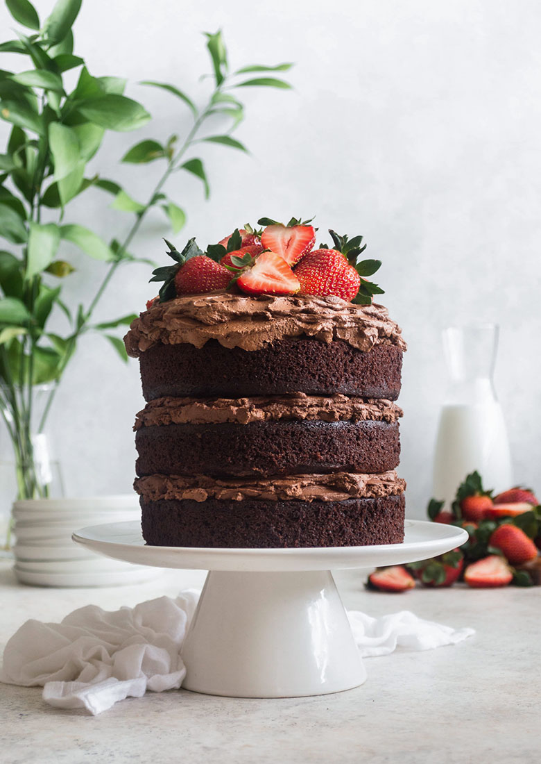 chocolate Ganache Premium Birthday Cake 1.5k - Necmart